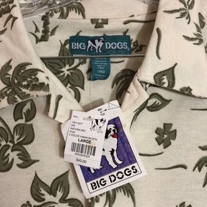 BIG DOG HAWAIIN TROPICAL PRINT NWT